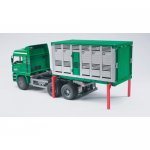 Camion trasporto bestiame MAN compreso 1 mucca (verde)